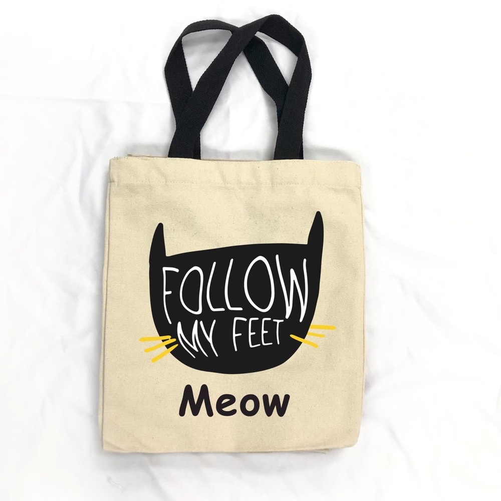 Personalized Cat Tote Bags - Picture 10 of 12